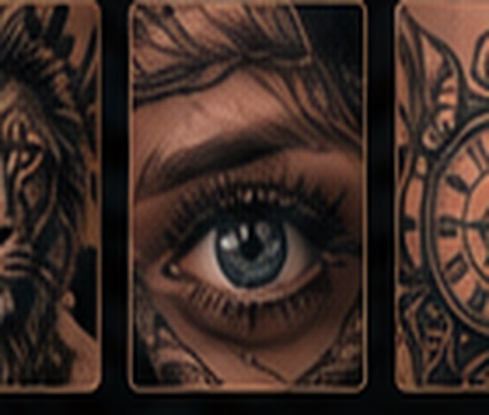 Tattoo ontwerpdetail - voorbeeldfoto